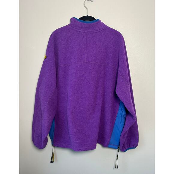 Outdoor Afro + REI Co-op Women 1XL Blue Purple Fleece Pullover Sweater - Picture 8 of 9